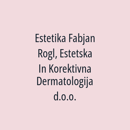 Estetika Fabjan Rogl, Estetska In Korektivna Dermatologija d.o.o. - Logotip