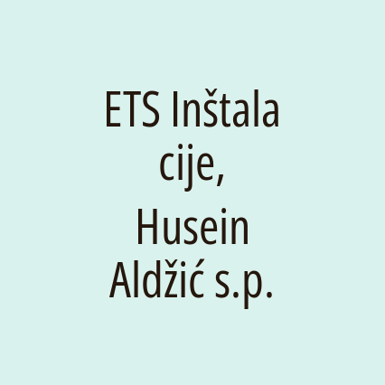 ETS Inštalacije, Husein Aldžić s.p. - Logotip