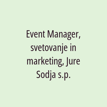 Event Manager, svetovanje in marketing, Jure Sodja s.p. - Logotip