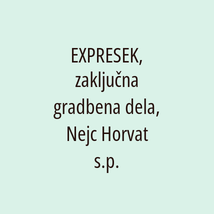 EXPRESEK, zaključna gradbena dela, Nejc Horvat s.p. - Logotip