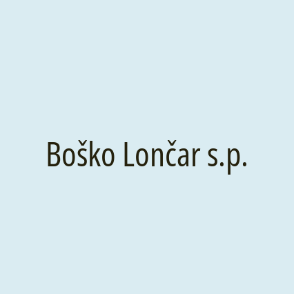 Boško Lončar s.p.