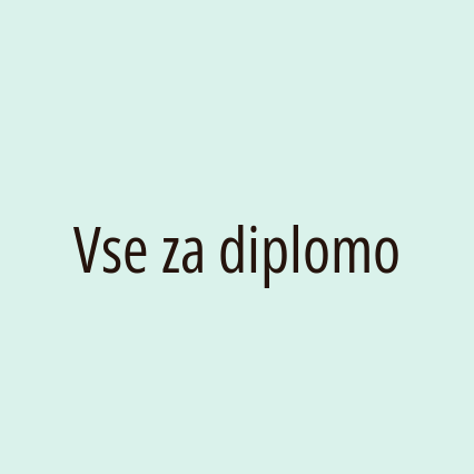 Vse za diplomo