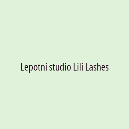 Lepotni studio Lili Lashes - Logotip