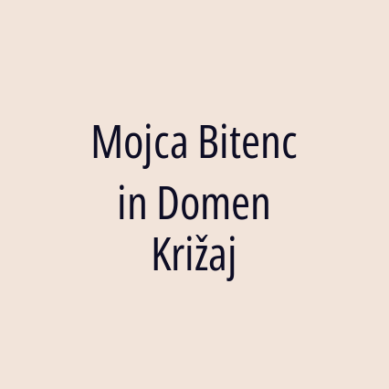 Mojca Bitenc in Domen Križaj