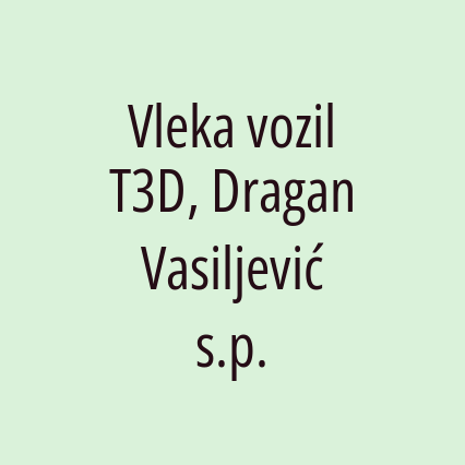 Vleka vozil T3D, Dragan Vasiljević s.p. - Logotip