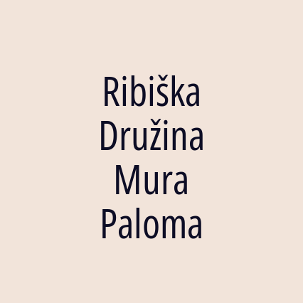 Ribiška Družina Mura Paloma - Logotip