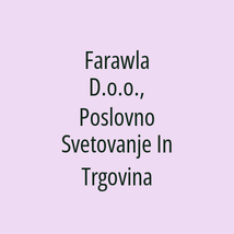 Farawla D.o.o., Poslovno Svetovanje In Trgovina - Logotip