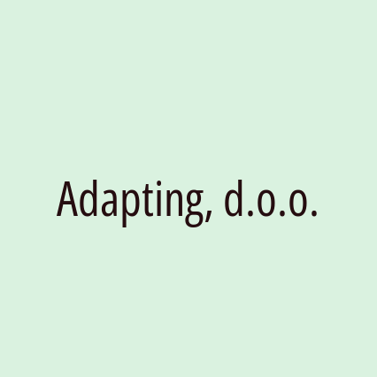 Adapting, d.o.o.