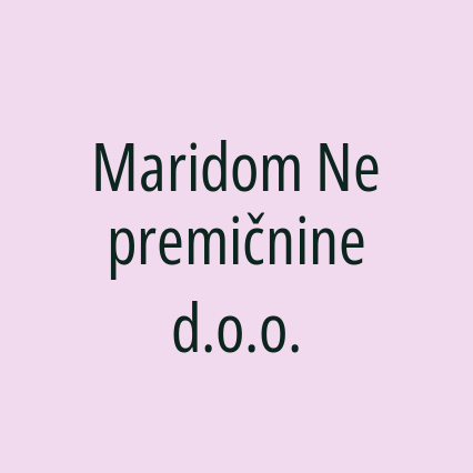 Maridom Nepremičnine d.o.o.