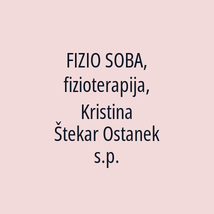 FIZIO SOBA, fizioterapija, Kristina Štekar Ostanek s.p. - Logotip