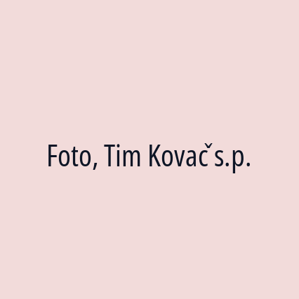 Foto, Tim Kovač s.p. - Logotip