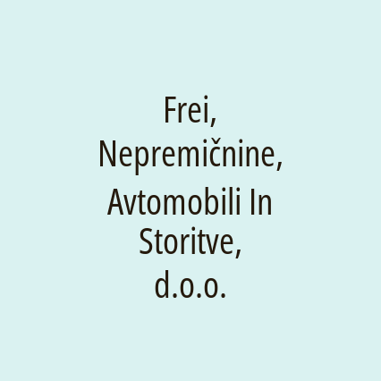 Frei, Nepremičnine, Avtomobili In Storitve, d.o.o. - Logotip