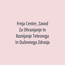 Freja Center, Zavod Za Ohranjanje In Razvijanje Telesnega In Duševnega Zdravja - Logotip