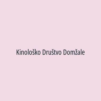 Kinološko Društvo Domžale