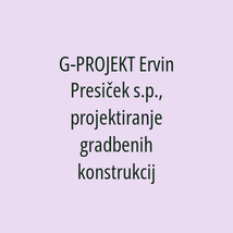 G-PROJEKT Ervin Presiček s.p., projektiranje gradbenih konstrukcij - Logotip