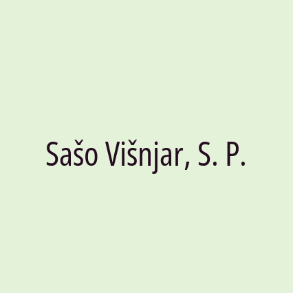 Sašo Višnjar, S. P.