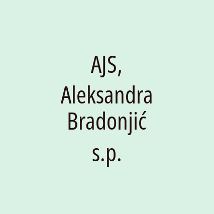 AJS, Aleksandra Bradonjić s.p.