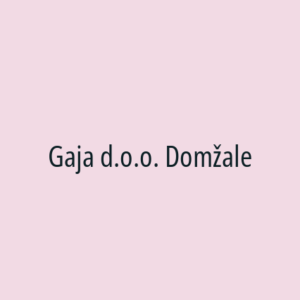 Gaja d.o.o. Domžale - Logotip