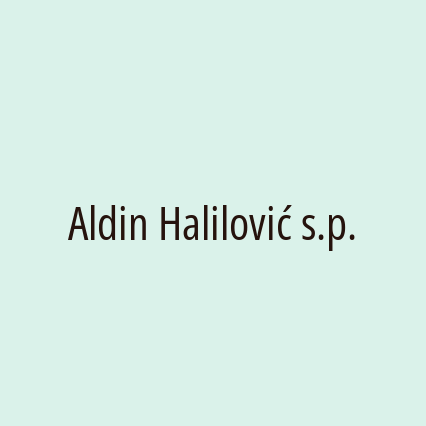 Aldin Halilović s.p. - Logotip