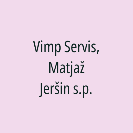 Vimp Servis, Matjaž Jeršin s.p. - Logotip