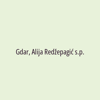 Gdar, Alija Redžepagić s.p. - Logotip