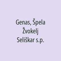 Genas, Špela Žvokelj Seliškar s.p. - Logotip