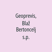 Geoprevis, Blaž Bertoncelj s.p. - Logotip