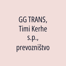 GG TRANS, Timi Kerhe s.p., prevozništvo - Logotip