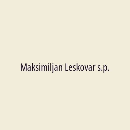 Maksimiljan Leskovar s.p. - Logotip