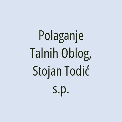 Polaganje Talnih Oblog, Stojan Todić s.p. - Logotip