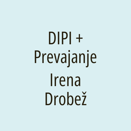 DIPI + Prevajanje Irena Drobež