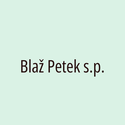 Blaž Petek s.p.