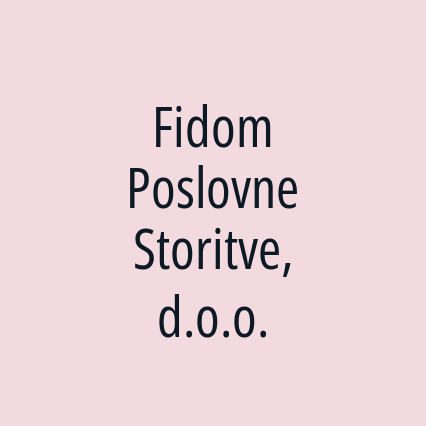 Fidom Poslovne Storitve, d.o.o. - Logotip