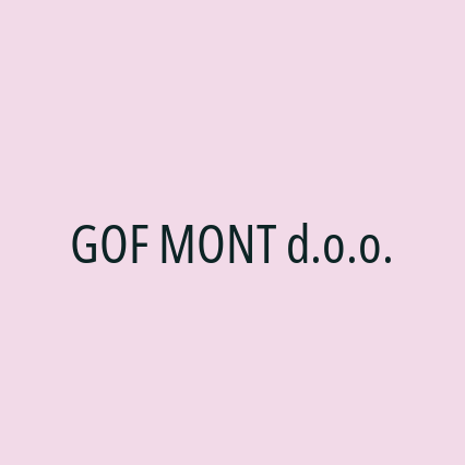 GOF MONT d.o.o. - Logotip