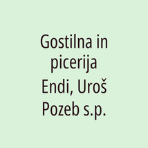 Gostilna in picerija Endi, Uroš Pozeb s.p. - Logotip