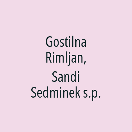 Gostilna Rimljan, Sandi Sedminek s.p. - Logotip