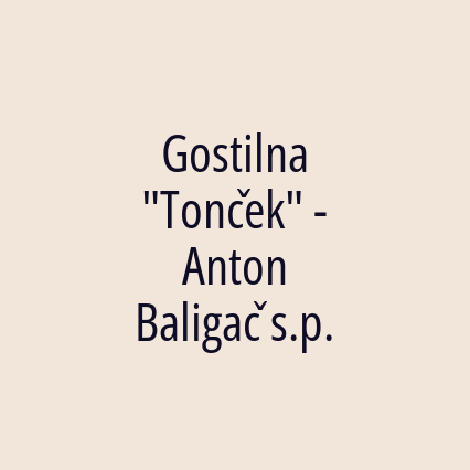 Gostilna "Tonček" - Anton Baligač s.p. - Logotip