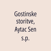 Gostinske storitve, Aytac Sen s.p. - Logotip