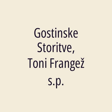 Gostinske Storitve, Toni Frangež s.p. - Logotip