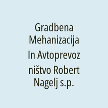 Gradbena Mehanizacija In Avtoprevozništvo Robert Nagelj s.p. - Logotip