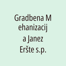 Gradbena Mehanizacija Janez Eršte s.p. - Logotip