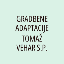 GRADBENE ADAPTACIJE TOMAŽ VEHAR S.P. - Logotip