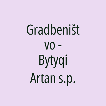 Gradbeništvo - Bytyqi Artan s.p. - Logotip