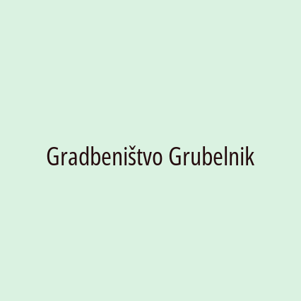 Gradbeništvo Grubelnik - Logotip