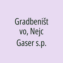 Gradbeništvo, Nejc Gaser s.p. - Logotip