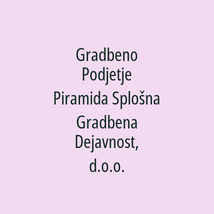 Gradbeno Podjetje Piramida Splošna Gradbena Dejavnost, d.o.o. - Logotip