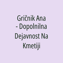 Gričnik Ana - Dopolnilna Dejavnost Na Kmetiji - Logotip