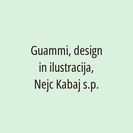 Guammi, design in ilustracija, Nejc Kabaj s.p. - Logotip