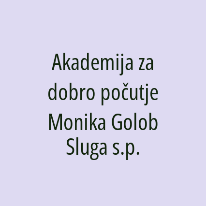 Akademija za dobro počutje Monika Golob Sluga s.p.