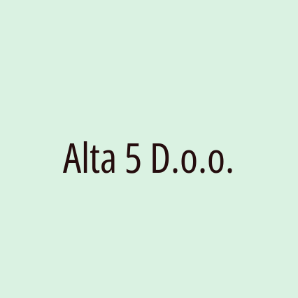 Alta 5 D.o.o. - Logotip